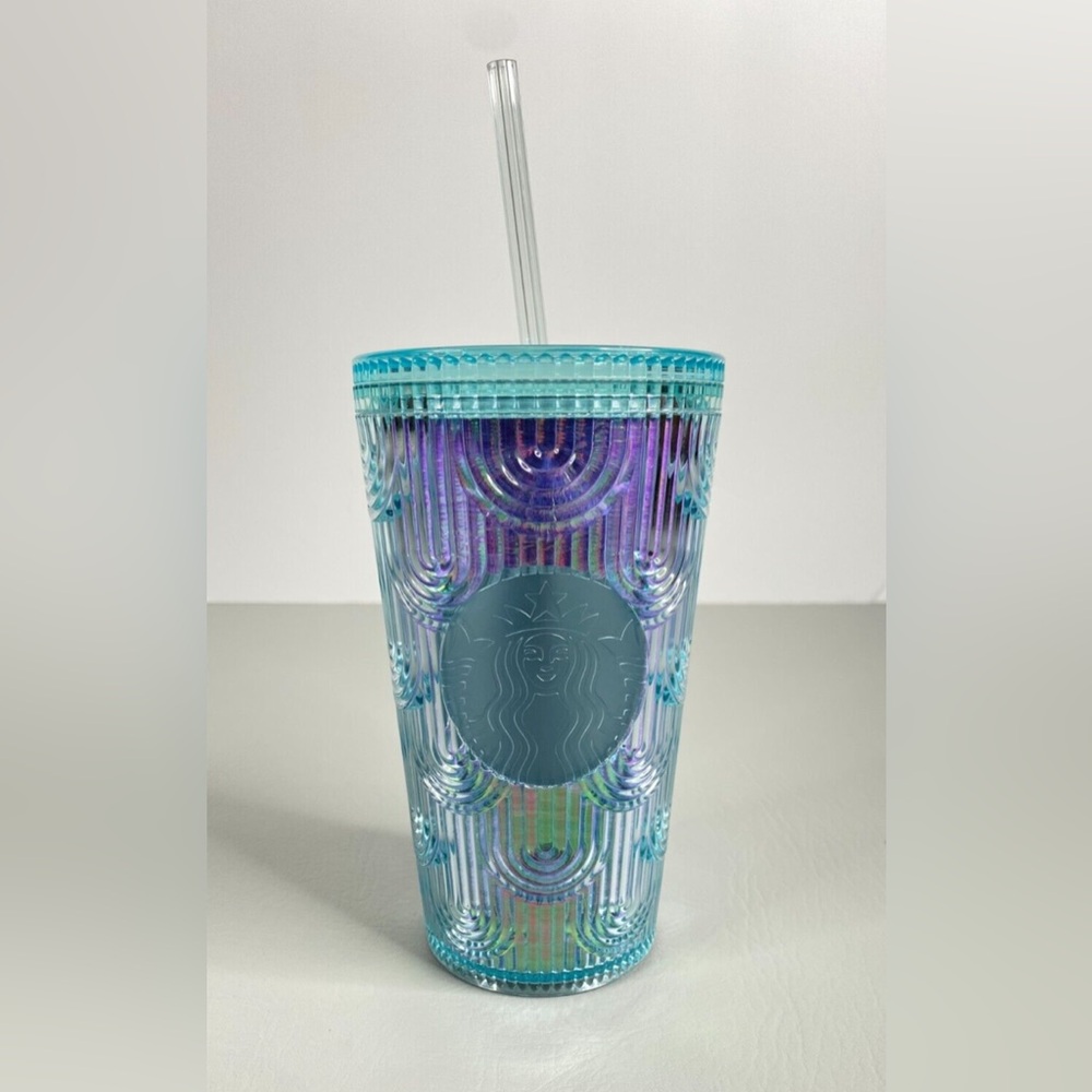 Starbucks 2022 Mermaid Iridescent Siren Scale Wave Tumbler